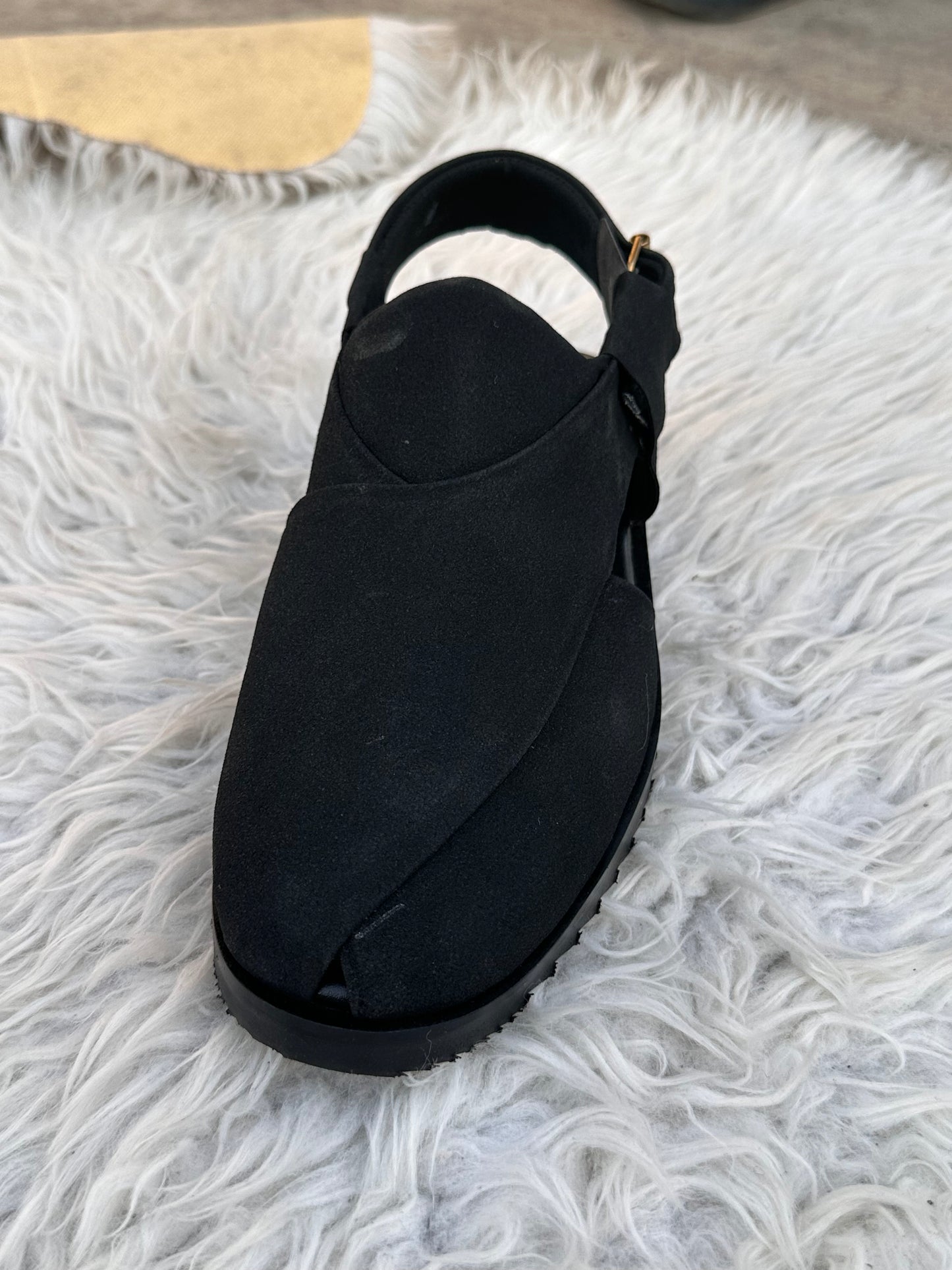 Black Suede Peshawari