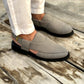 Suedezaar - Grey (Classic Peshawari Chappal)