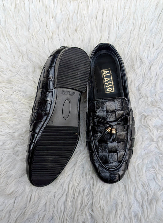 MOCRO – BLK (Hand-Woven Leather)