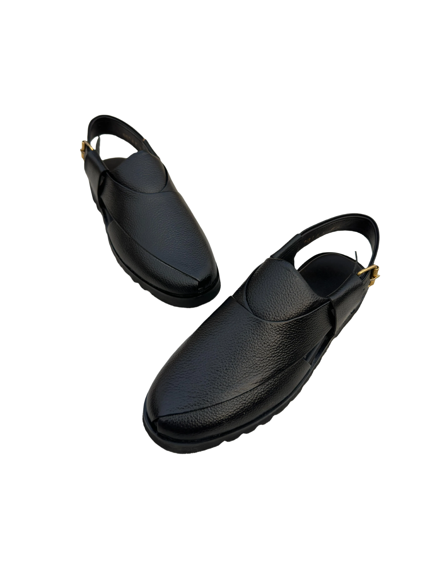 Crustique - BLACK (Cow leather Peshawari)