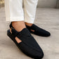 Black Suede Peshawari