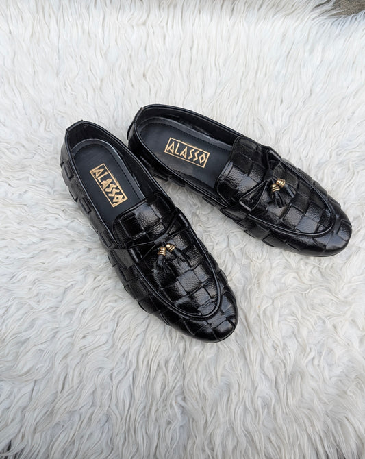 MOCRO – BLK (Hand-Woven Leather)