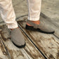 Suedezaar - Grey (Classic Peshawari Chappal)
