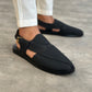 Black Suede Peshawari